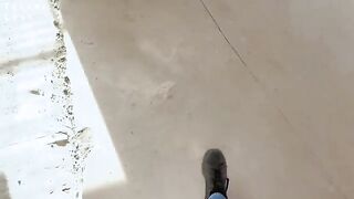 The girl did not know what she signed up for - a huge dick in her pussy