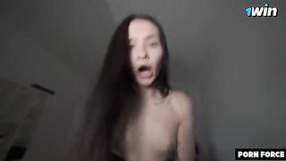 She couldn't hold back and was screaming with an extreme pleasure