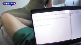 Distracting studying with a hot girl, getting fucked hard