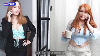 I have a hot threesome sex with my stepmom and teacher in this steamy scene