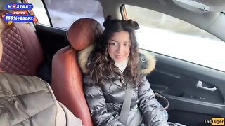 A man made a bet that he would walk with cum on his face