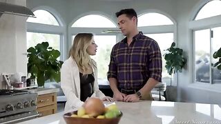 The pretty woman wants to be treated with intensity during sex