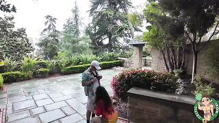 The Iranian girl was checking historical sites and got fucked