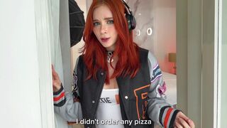 When money runs out, the redhead knows what to do to survive