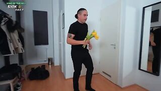 I helped the guy to get acquainted with my hot stepmom