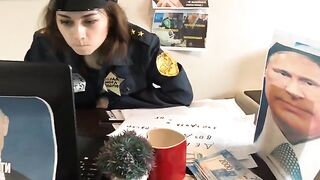 An amateur couple fucked in the office at the end of tax paperwork