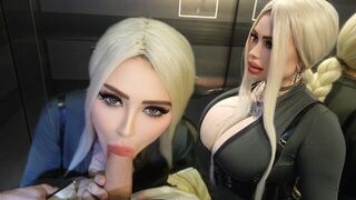 Elevators are made for quick sex breaks, not just numbers