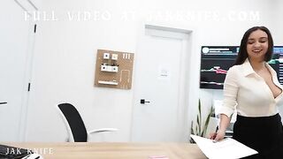 A secret surprise awaited the office secretary, Hailey Rose