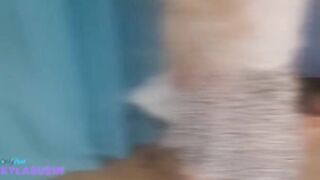 A hot chick is fucking with her boyfriend on the chair in doggy style