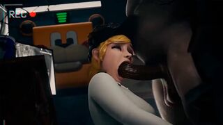 Vanessa got fucked in the office of Freddy Fazbear Mega Pizzaplex