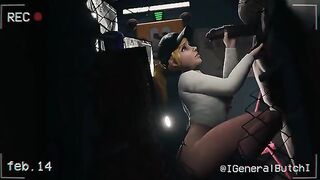 Vanessa got fucked in the office of Freddy Fazbear Mega Pizzaplex
