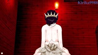 Asta fucked a crazy girl in a secret room