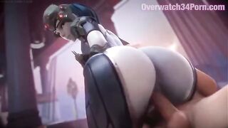 Overwatch Widowmaker 3D hentai in HD quality