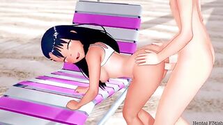 Miss Nagatoro’s beachside encounter with a guy ends up as a sexual experience