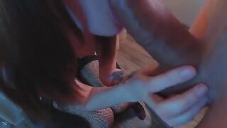 A perfect girl with a stunning ass enjoys intense anal sex