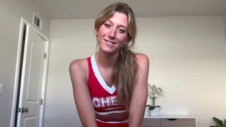 Special support for cheerleaders, a steamy step-fantasy scenario unfolds