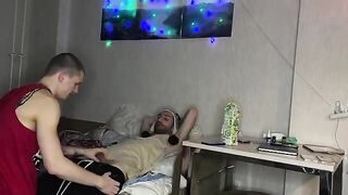 Two guys fucked pretty and sexy babe