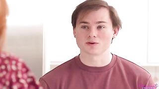 The stepmom served her juicy pussy instead of a dessert on the table