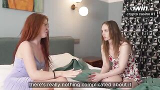 Babe won't miss a chance to have fun with girlfriends in a threesome