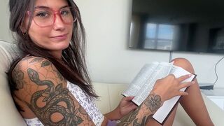 The student is studying for other poses to have sex in