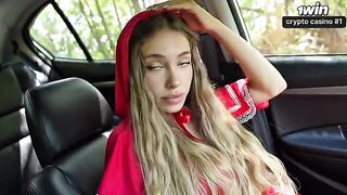Redhead girl gets naughty and fucks with stranger