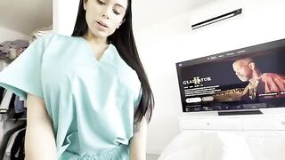 The peak of pleasure: where thoughts end and cries begin - A man with a big dick cums on her pussy