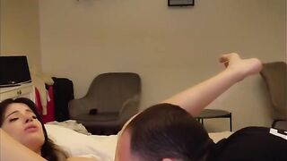 A girl squeezed all her sperm and received a lot of pleasure