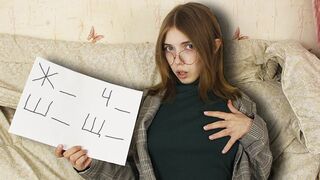 Hypnosis with boobs, learning rules has never been so easy - a tempting tutor scenario