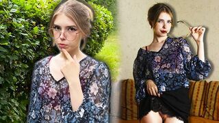 Although she looks very serious, she is able to do many things