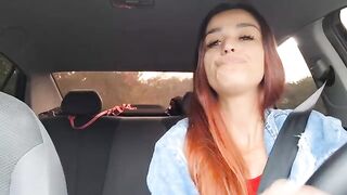 The girl knew the stop sign was forced, so she didn't mind