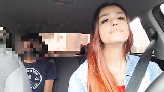 The girl knew the stop sign was forced, so she didn't mind