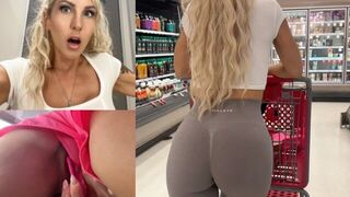 Only goddesses have butts like that. The girl is masturbating in leggings