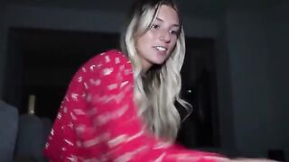 The blonde step sister is very obedient and sweet