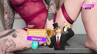 It towers over me, sinking deeper - a kinky, intense encounter