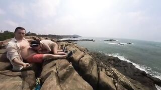 An ass worth living for, a real homemade outdoor action