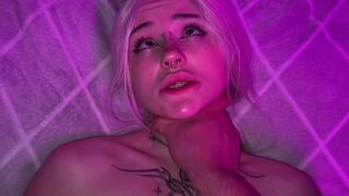 I've got you by the throat, my cock is going deeper - a hot teenage girl gets fucked hard