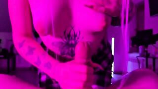 I've got you by the throat, my cock is going deeper - a hot teenage girl gets fucked hard