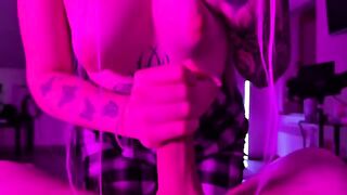 I've got you by the throat, my cock is going deeper - a hot teenage girl gets fucked hard