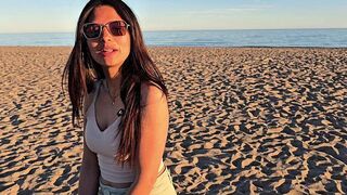 An empty beach isn't the best place for a steamy session