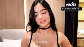 A girl has sex with her stepbrother and swallows his dick
