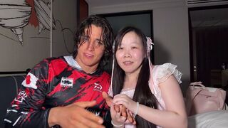A Chinese girl with a passionate aroma, getting fucked hard