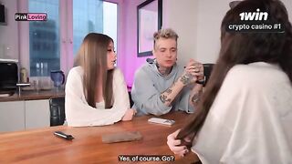 The best friend fucked with her boyfriend in front of him