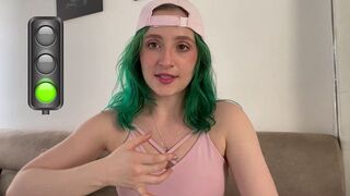 A girl indulges in solo play with a dildo to achieve orgasm, showcasing her sensual side