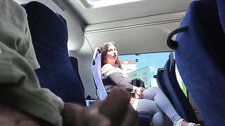 A man showed his dick to a stranger in the bus and got fucked