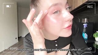 A hot Russian girl showed how to keep her pussy clean