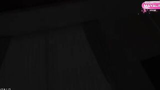 Don't moan so loudly, it distracts me from the blowjob, a steamy scene with a hot nurse catching a guy in a compromising position in the hospital. The cute brunette, likely a petite 18-year-old model known for her tight body and big ass, is wearing latex 