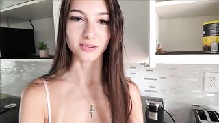 Pervert stepdad fucks his stepdaughter in a steamy session