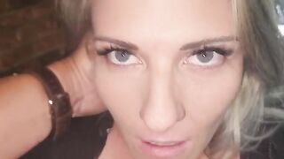 The girl is bouncing on the guy’s cock as if racing for a cumshot