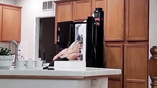 A hot blonde with big tits is eager to be taken, no strings attached