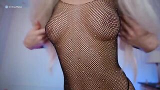 A hot and juicy blonde with a sexy body gets fucked hard - EmiliaBunny